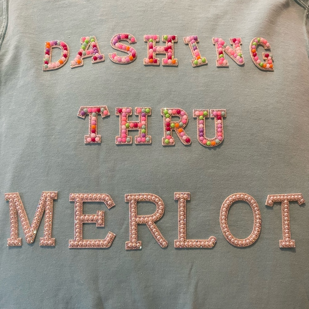 Dashing Thru Merlot Sweater